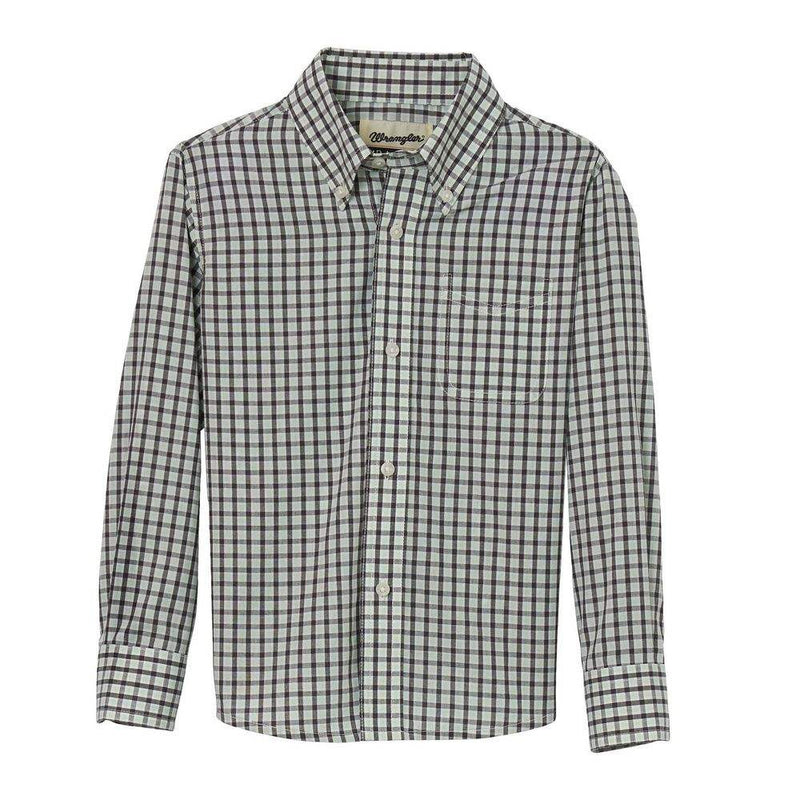 Wrangler Boy's Plaid Assorted Riata Shirt