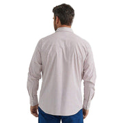 Wrangler Men's Wrinkle Resist Stripe Western Snap Shirt