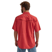 Wrangler Men's Red Performance Snap Shirt