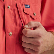 Wrangler Men's Red Performance Snap Shirt
