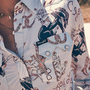 Wrangler Women's Long Live Cowboys Rodeo Shirt