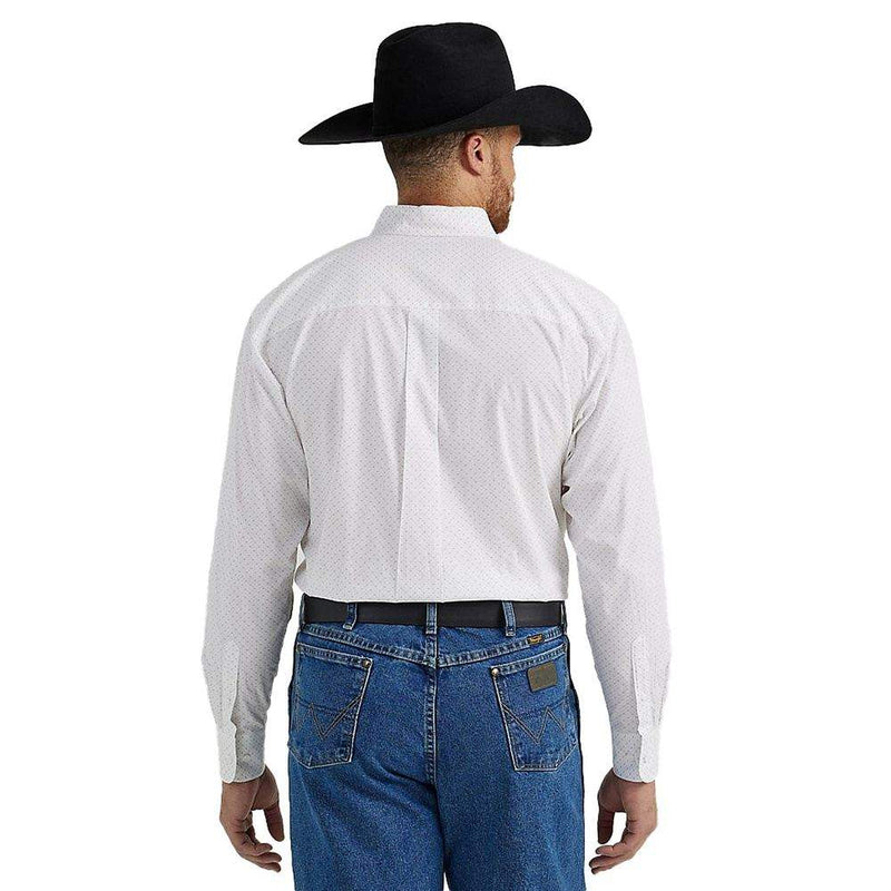 Wrangler Men's George Strait Long Sleeve Button Down