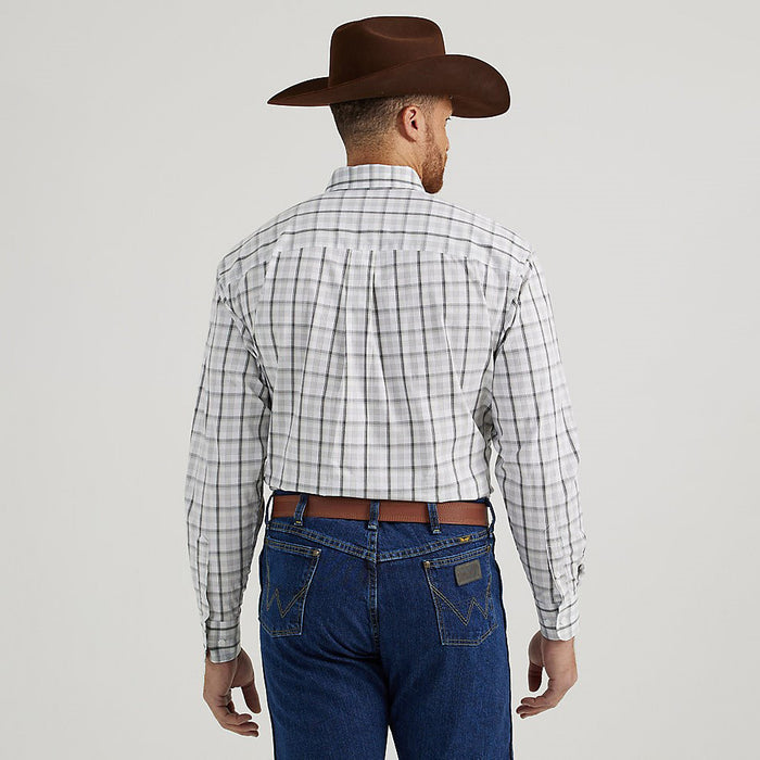 Wrangler Men's George Strait Long Sleeve Button Down