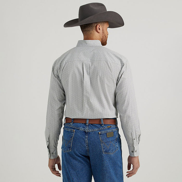 Wrangler Mens George Strait Grey Printed Shirt