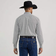 Wrangler Mens George Strait Black Printed Shirt