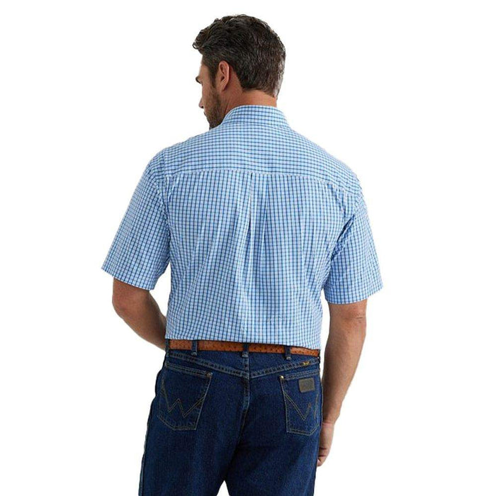 Wrangler Men's George Strait Blue Button Down Shirt