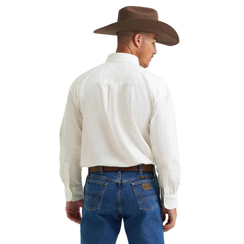 Wrangler Men's George Strait White Shirt