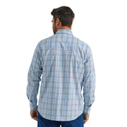 Wrangler Men's Wrinkle Resist Plaid Snap Shirt