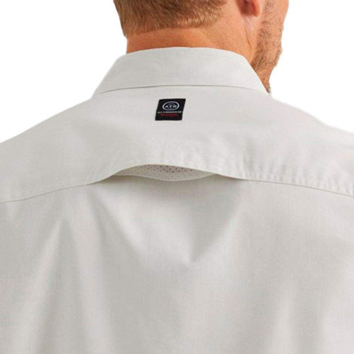 Wrangler Men's ATG Asymmetrical Zip Pocket Button Down