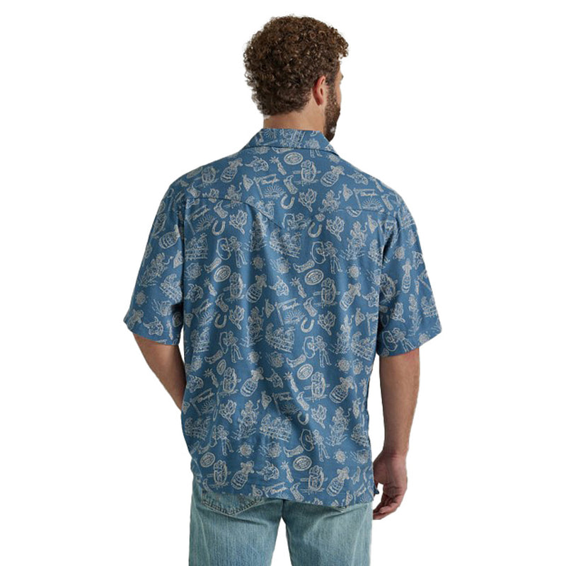 Wrangler Men's Coconut Cowboy Western Snap Shirt