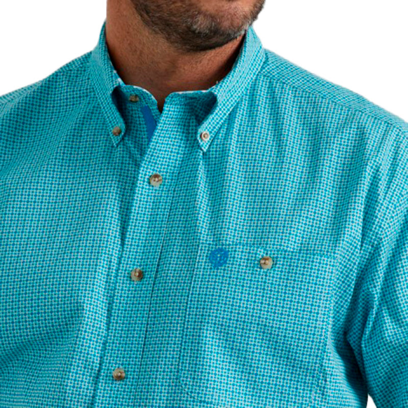 Wrangler Men's George Strait Short Sleeve Button Down