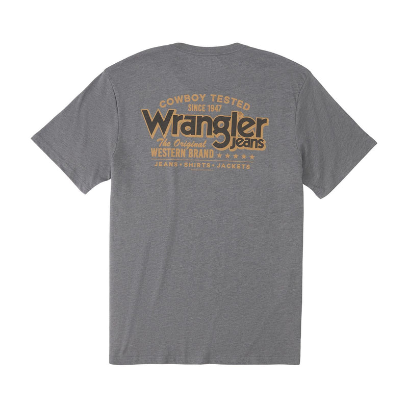 Wrangler Men's Logo Graphite Tee