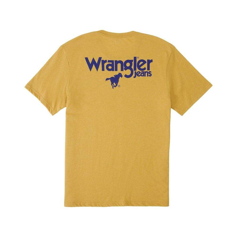 Wrangler Men's ATG Logo Pale Gold Tee