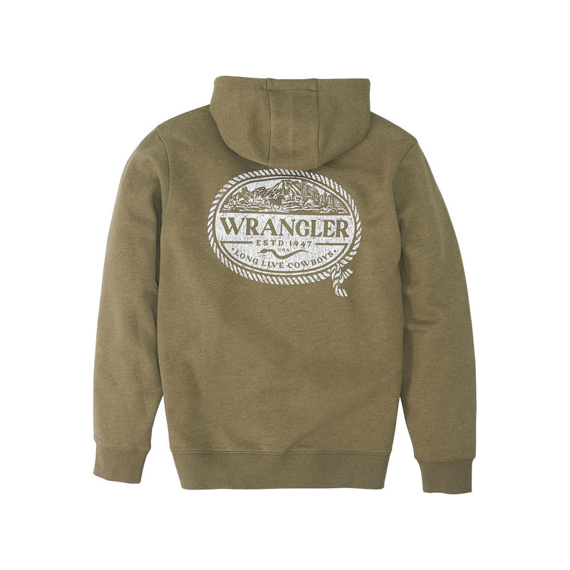 Wrangler Men's Burnt Olive Hoodie