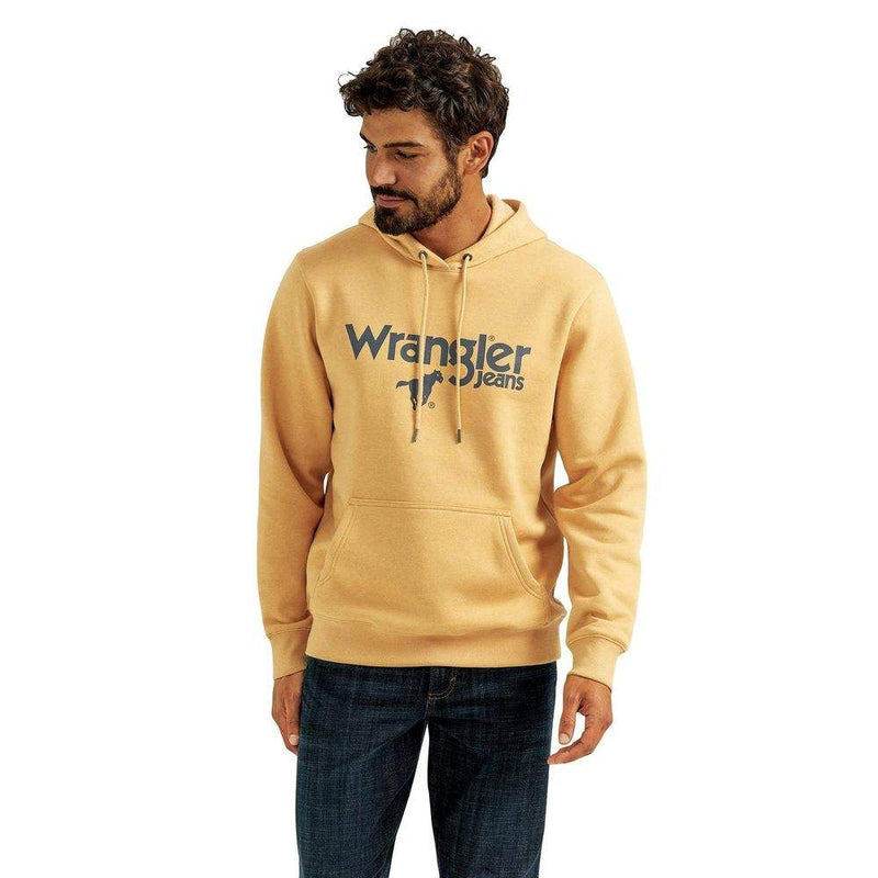 Wrangler Men's Pale Gold Hoodie