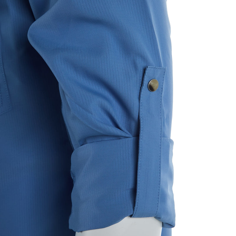 Wrangler Men's Blue Performance Snap Shirt