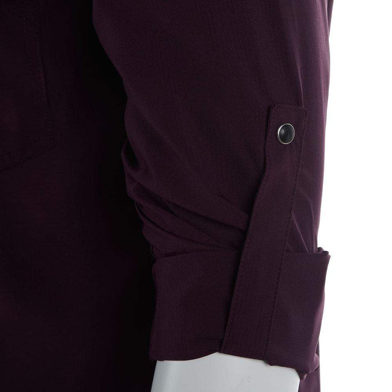 Wrangler Men's Plum Performance Snap Shirt