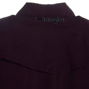 Wrangler Men's Plum Performance Snap Shirt