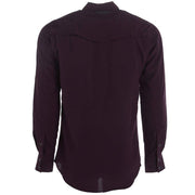 Wrangler Men's Plum Performance Snap Shirt