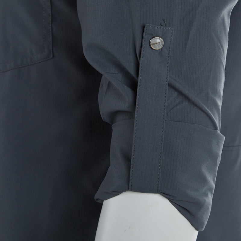 Wrangler Men's Grey Performance Snap Shirt