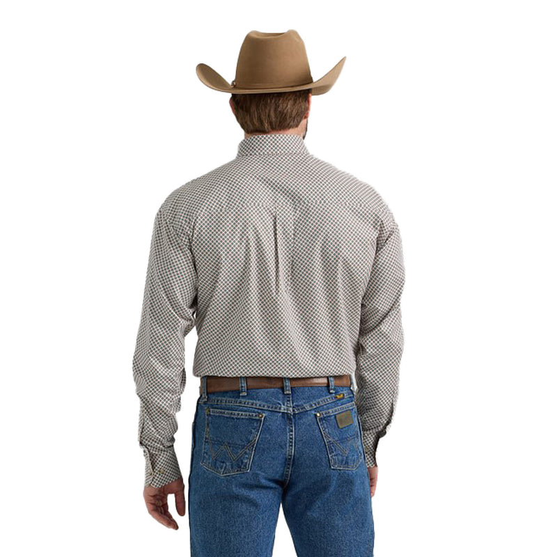 Wrangler George Strait Long Sleeve Button Down One Pocket Shirt