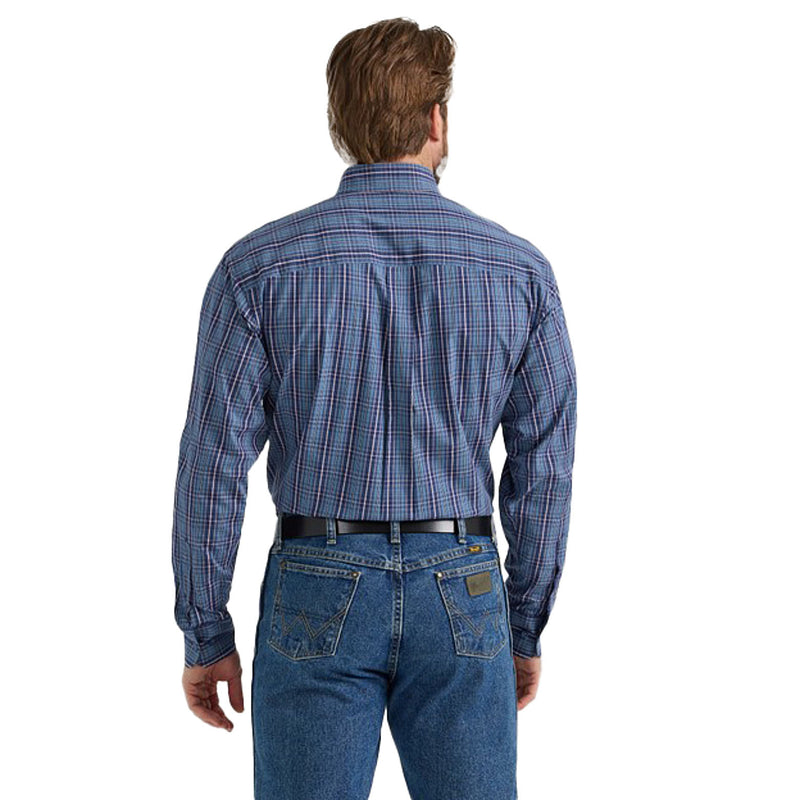 Wrangler Men's George Strait Long Sleeve Button Down