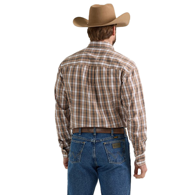 Wrangler George Strait Long Sleeve Button Down Two Pocket Shirt