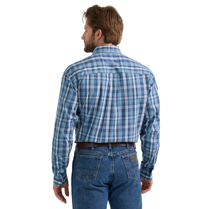 Wrangler Men's George Strait Long Sleeve Button Down