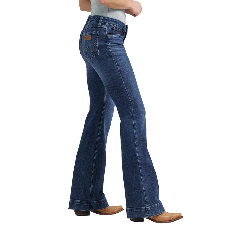 Wrangler Womens Mae Mid Rise Trouser Jeans