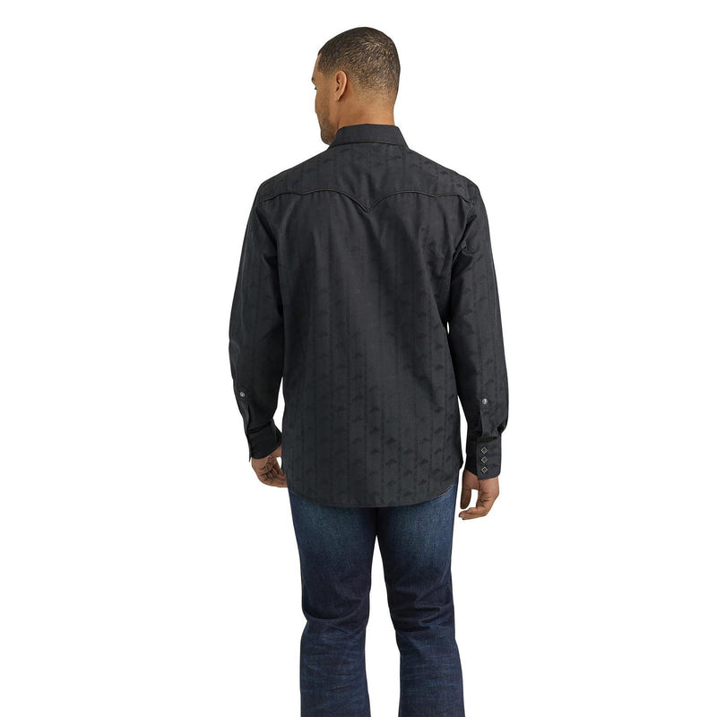 Wrangler Men's Rodeo Ben Long Sleeve Snap Shirt