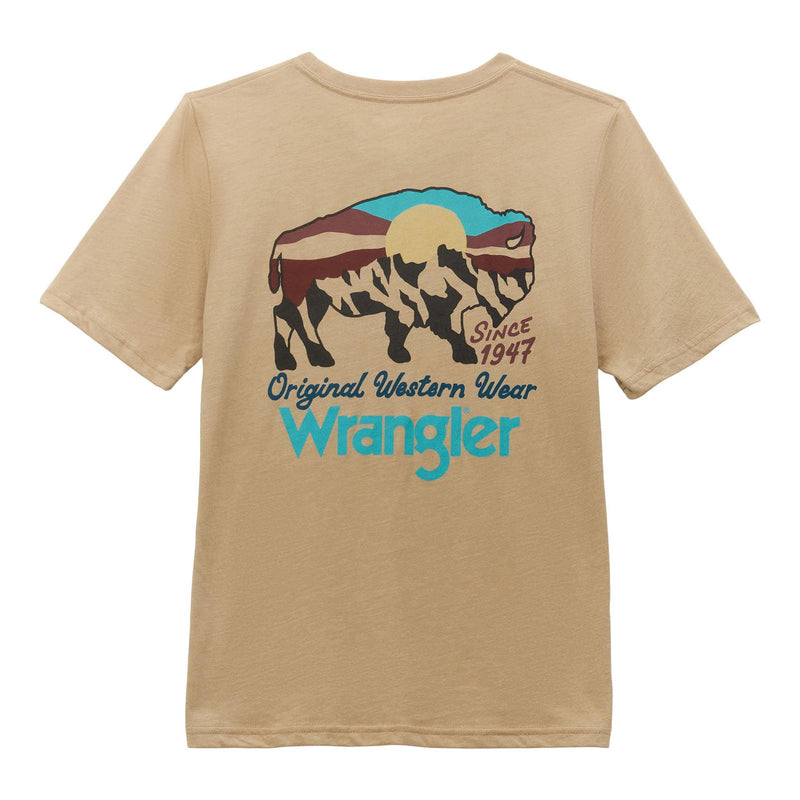 Wrangler Boy's Bison Scenic Tee
