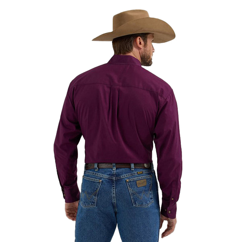 Wrangler George Strait Burgundy Shirt