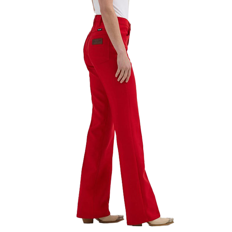 Wrangler Women's Wrancher High Rise Pant in Joy Red