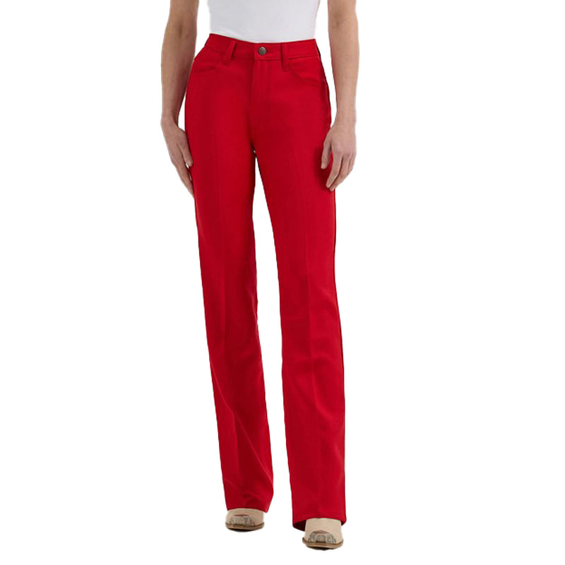 Wrangler Women's Wrancher High Rise Pant in Joy Red