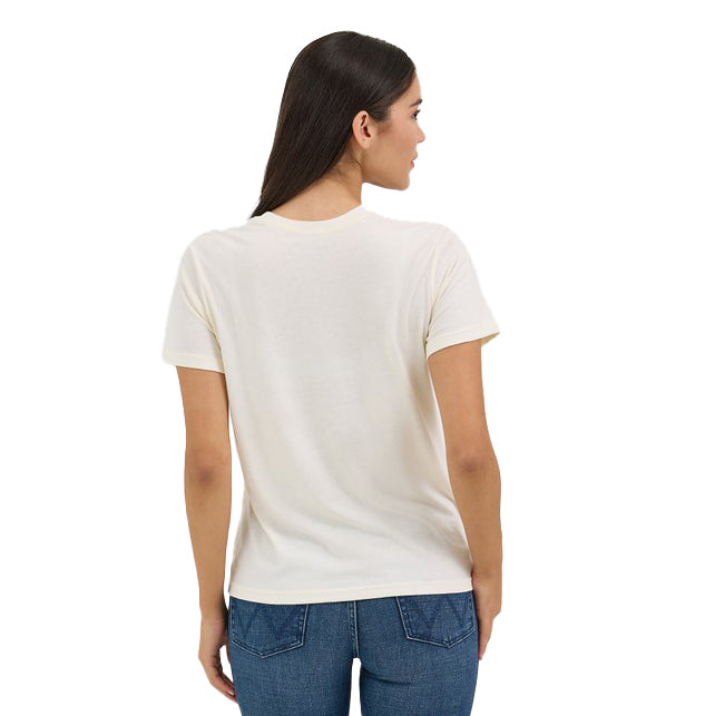 Wrangler Womens Antique White Graphic Retro Shirt