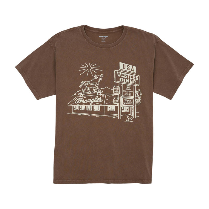 Wrangler Women's Western Diner Graphic T-Shirt
