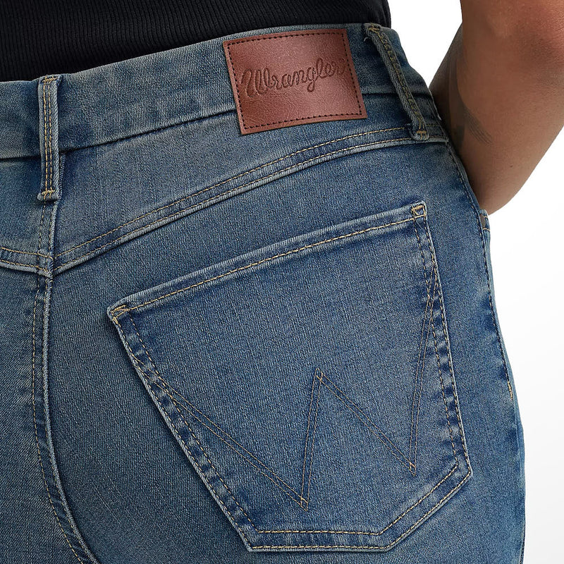 Wrangler Women's Bespoke Ada High Rise Bootcut Jeans