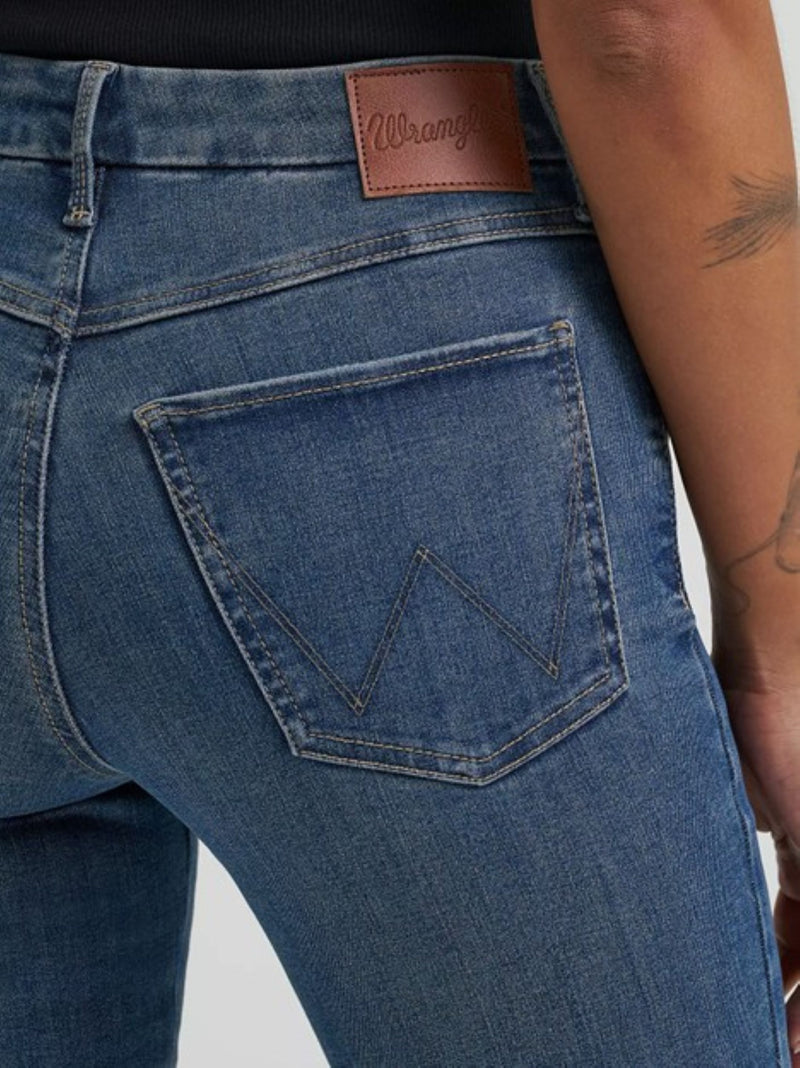 Wrangler Women's Bespoke Lily High Rise Flare Jeans
