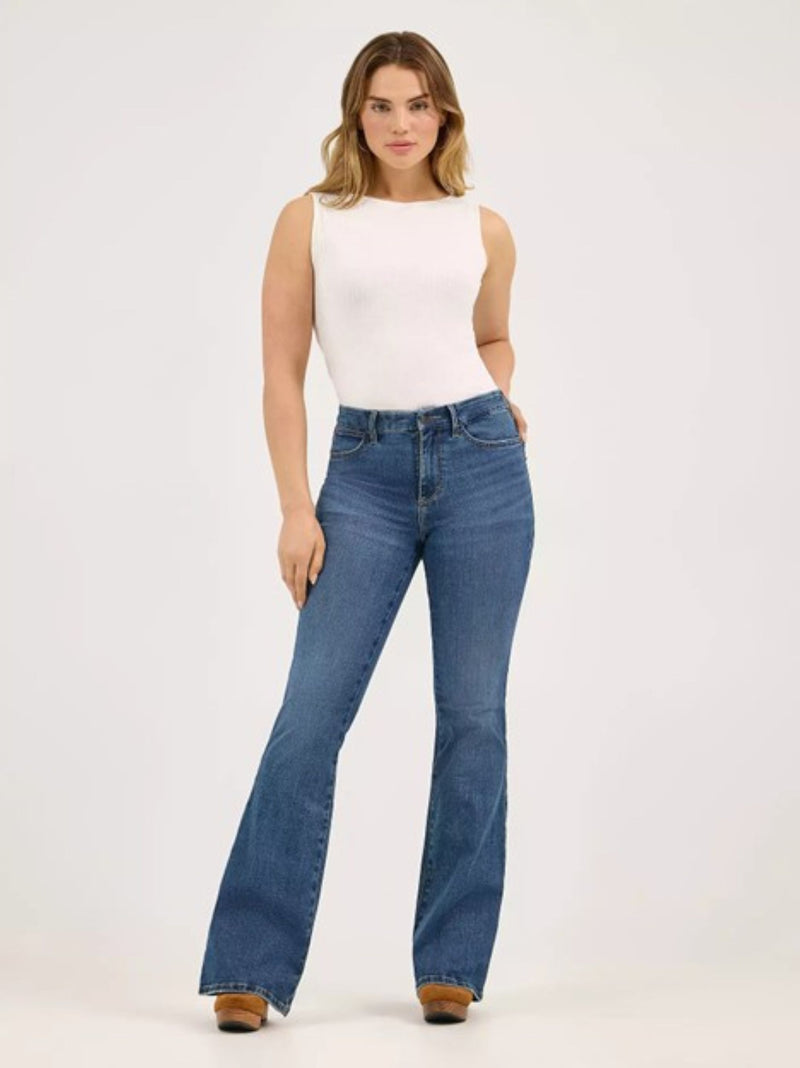 Wrangler Women's Bespoke Lily High Rise Flare Jeans