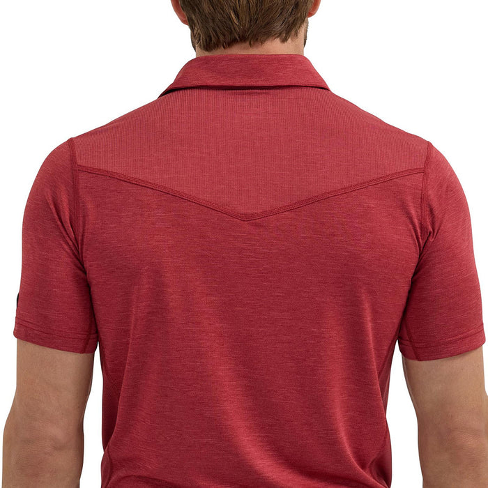 Wrangler Men's Red Performance Polo
