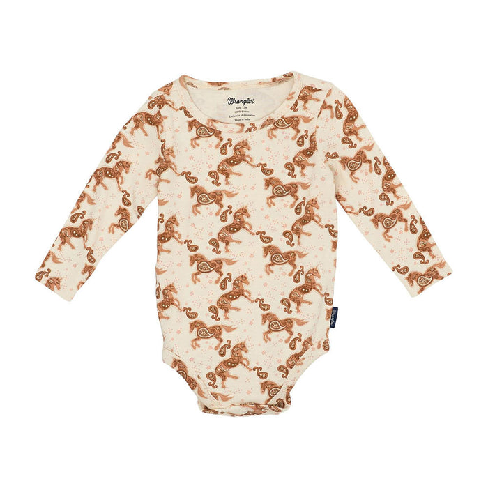 Wrangler Girls Baby Horse Knit BodySuit