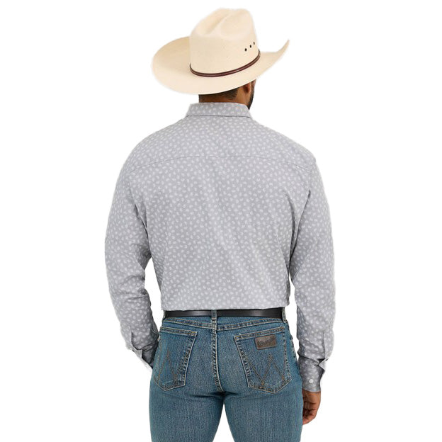 Wrangler Men's Cody Johnson Grey Paisley Shirt