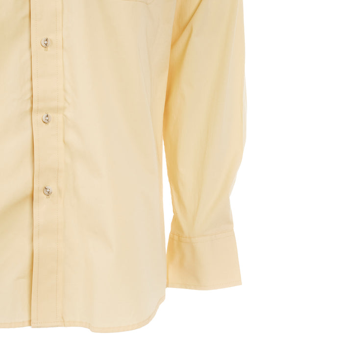 Wrangler Mens George Strait Yellow Long Sleeve Button Down Shirt