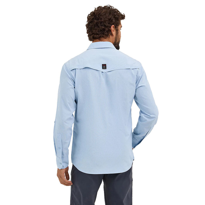 Wrangler Men's Cerulean ATG Drover Utility Shirt