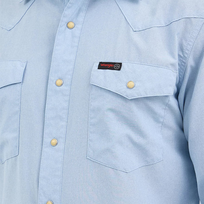 Wrangler Men's Cerulean ATG Drover Utility Shirt