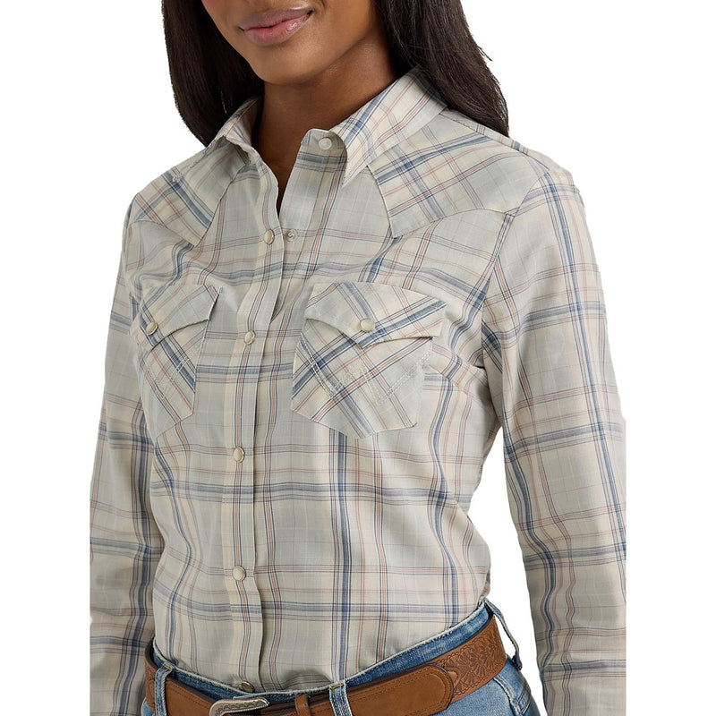 Wrangler Women's Retro Blue Skies Top