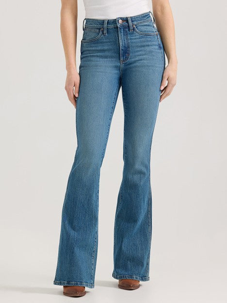 Wrangler Womens Collins High Rise Flare Jean