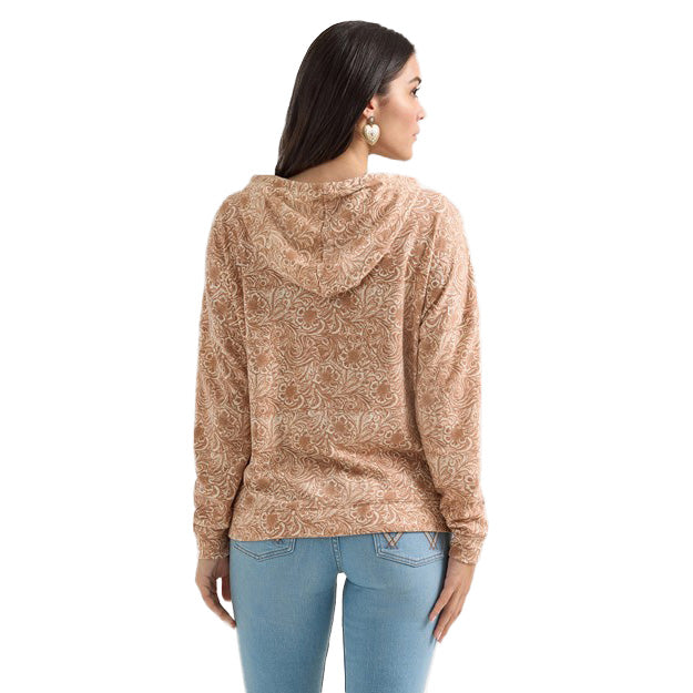 Wrangler Womens Tan Relaxed Hoodie