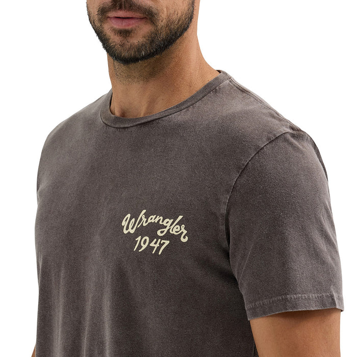 Wrangler Men's Ganache Cowboy Skull Tee