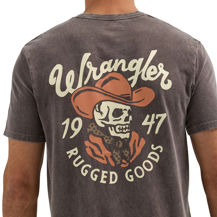 Wrangler Men's Ganache Cowboy Skull Tee